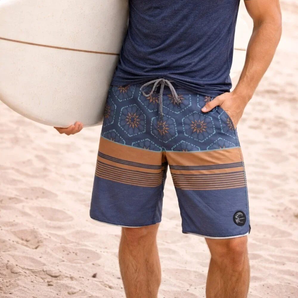 O'Neil Hyperfreak Men's Size 29 Aztec Swim Beach Surfing Board Shorts Drawstring